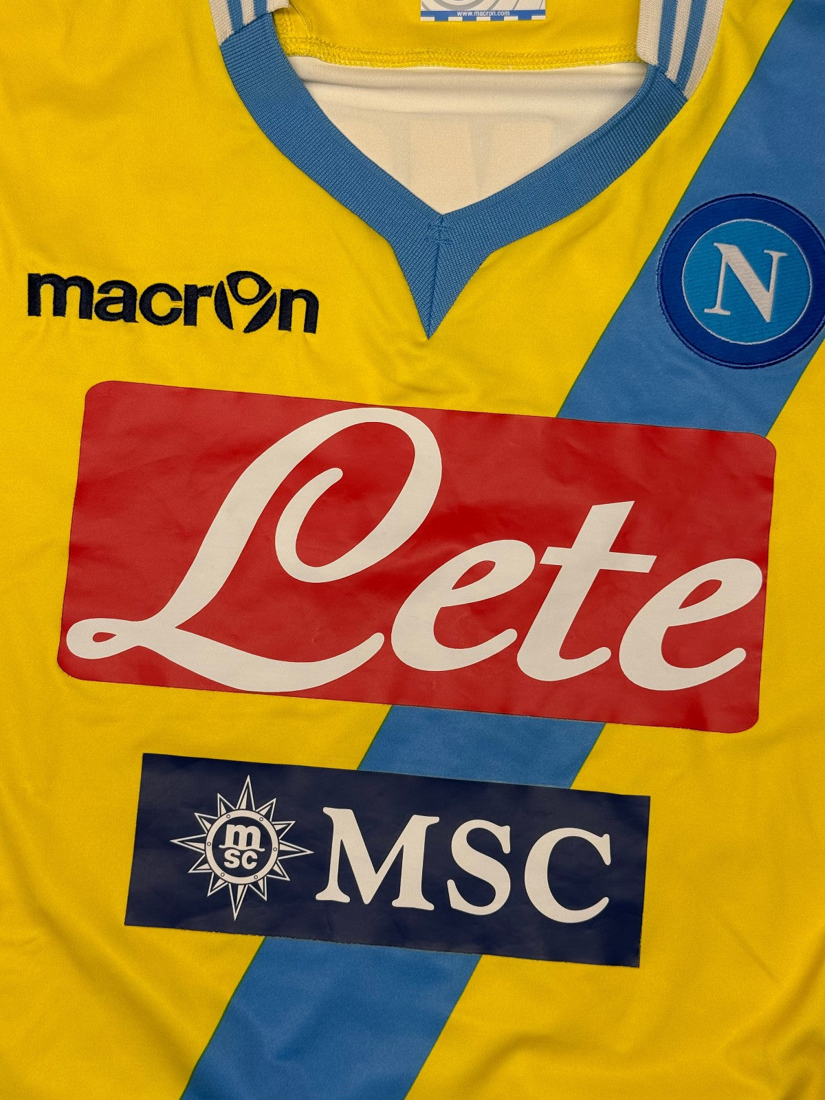maglia calcio vintage Napoli HAMSIK away 2013 2014 shirt Jersey Macron L Lete