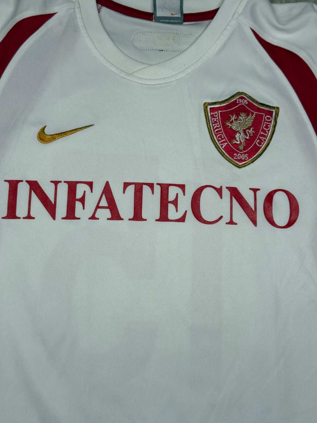 maglia calcio vintage Perugia Nike 2006 2007 away shirt jersey maillot trikot