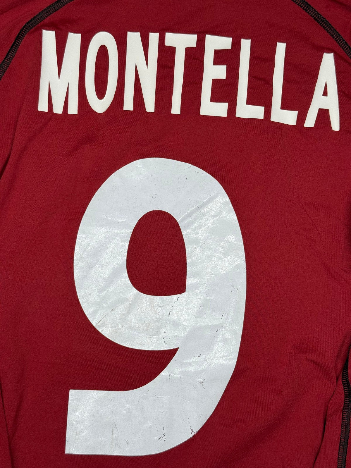 maglia calcio vintage AS Roma Montella 2001 2002 Kappa Ina ASSITALIA scudetto