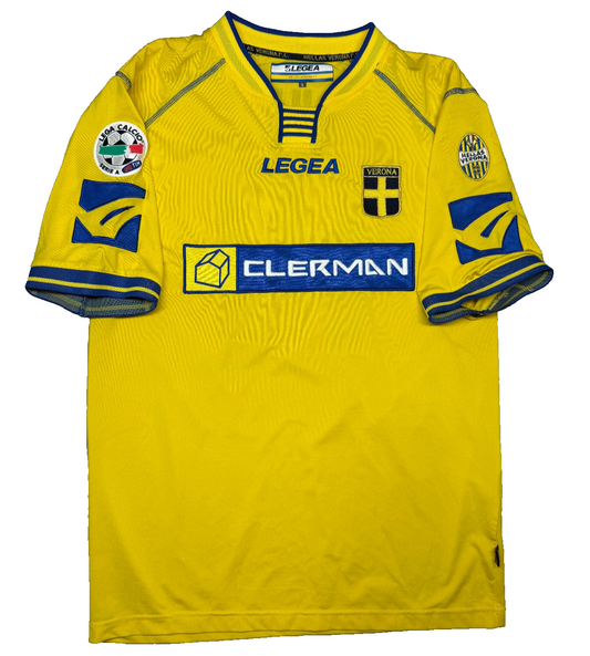 maglia calcio vintage Hellas Verona Legea ADAILTON Clerman home 2004 2005 XL