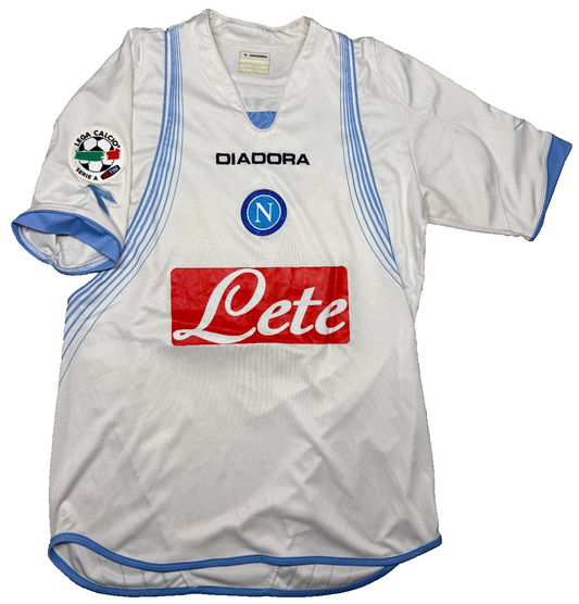 maglia calcio vintage SSC NAPOLI Diadora Serie A 2007 2008 LETE L Hamsik