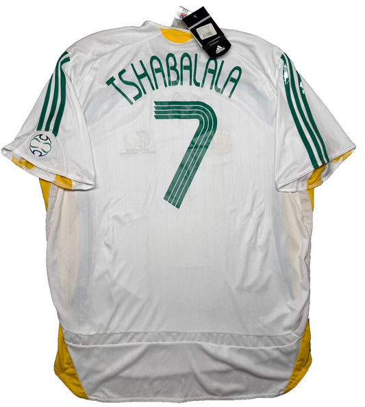 maglia calcio vintage Adidas South Africa 2006 Tshabalala World Cup XL