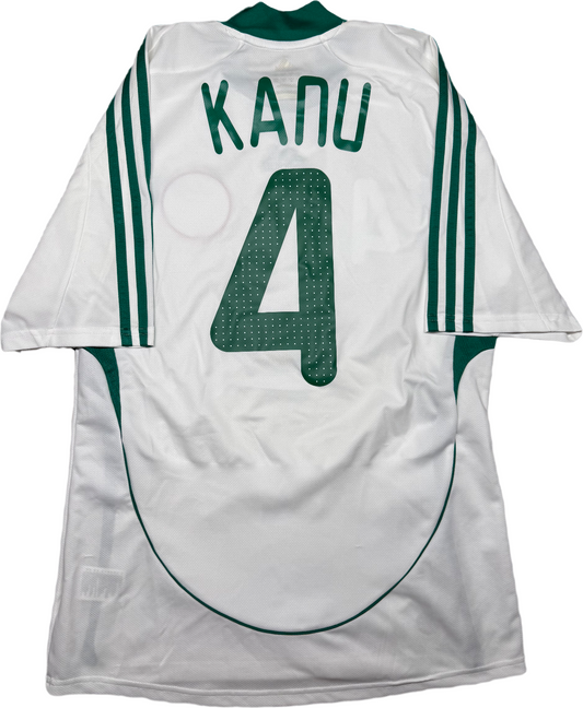 maglia calcio vintage Nigeria Abuja KANU Adidas 2008 world cup African CUP