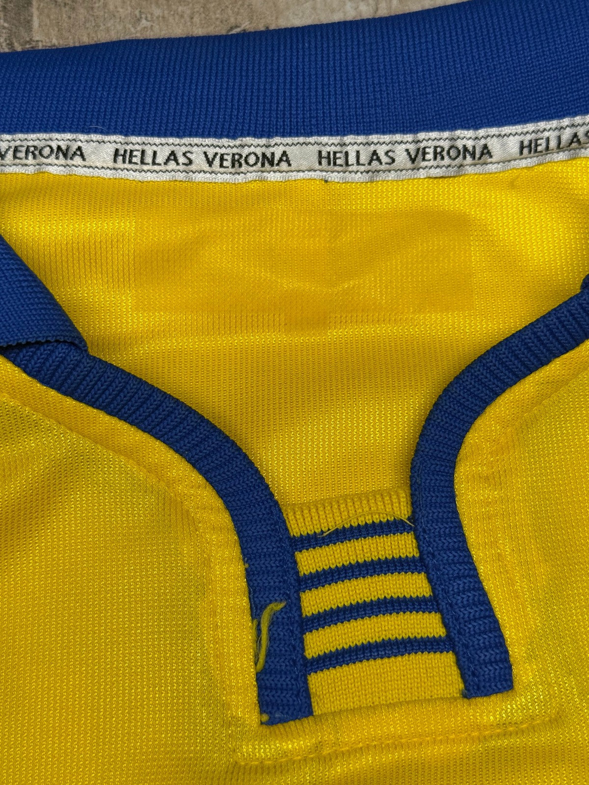 maglia calcio vintage Hellas Verona Legea ADAILTON Clerman home 2003 2004 XL