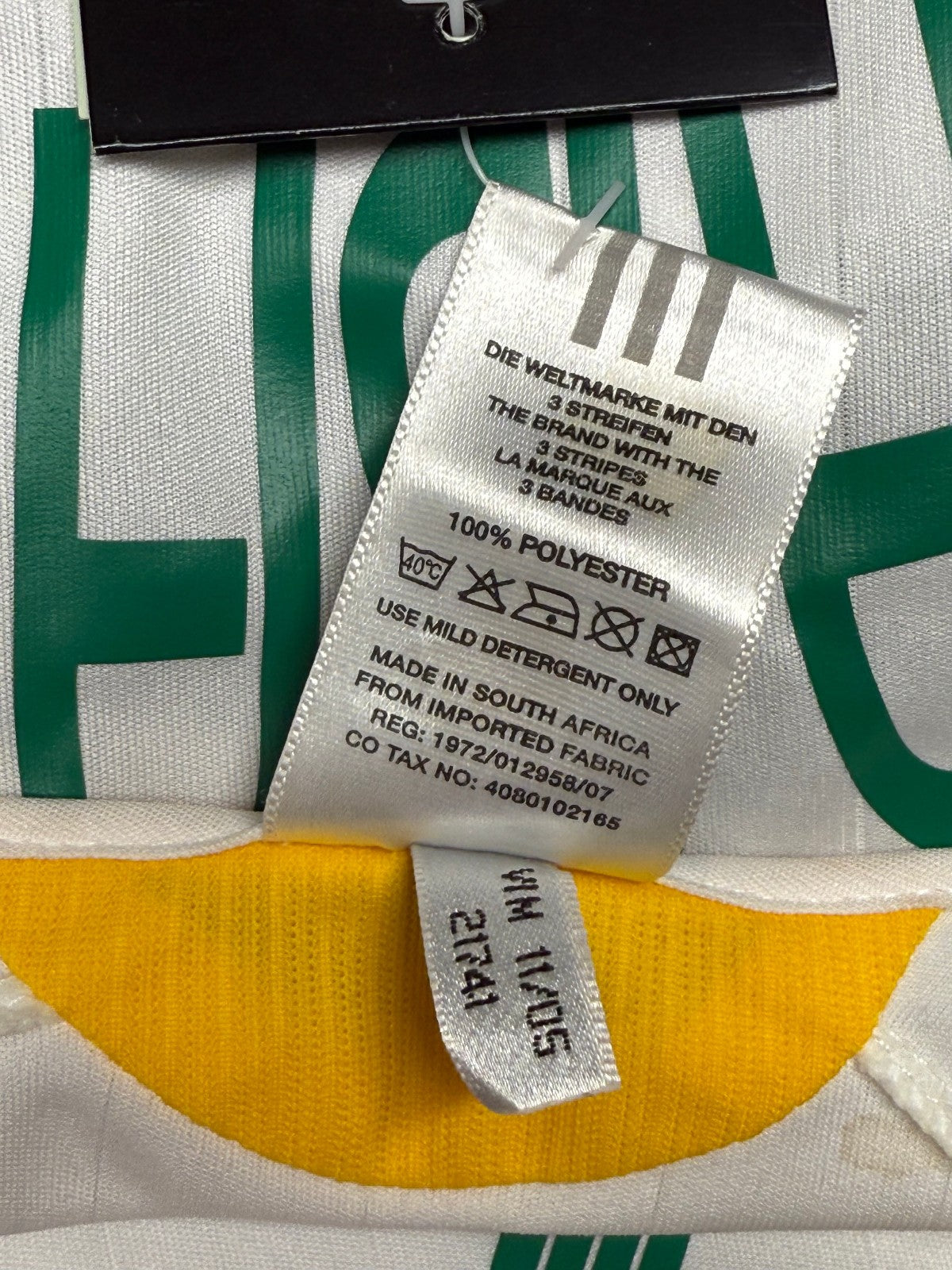 maglia calcio vintage Adidas South Africa 2006 Tshabalala World Cup XL