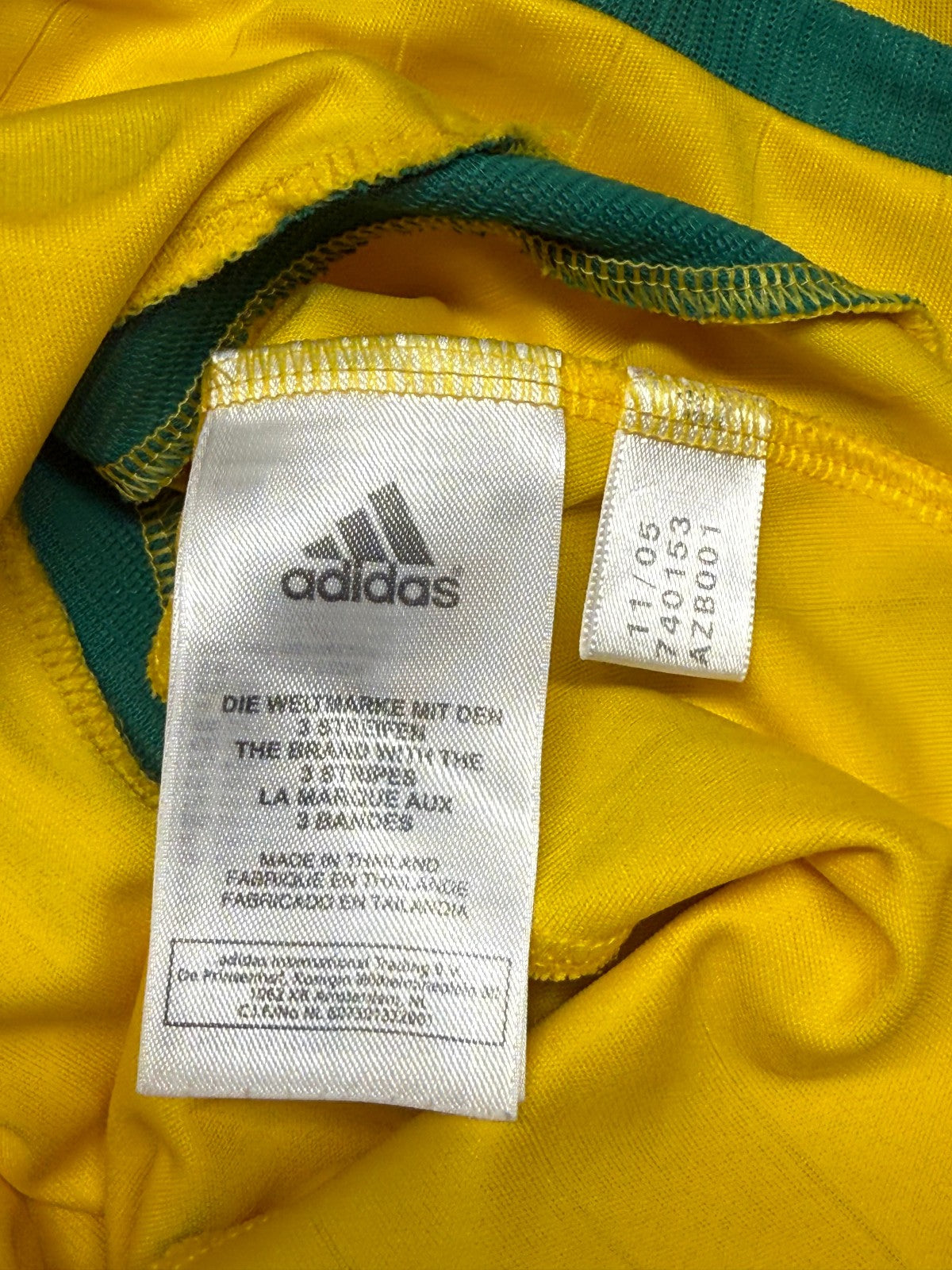 maglia calcio vintage Adidas South Africa 2006 Tshabalala World Cup L