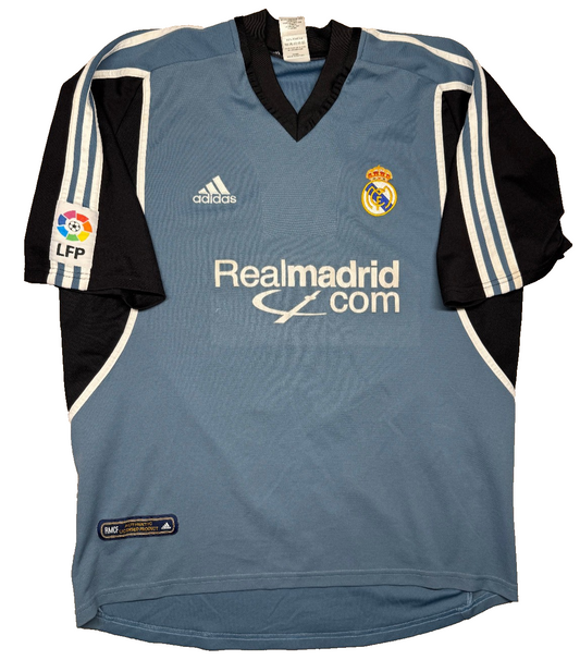maglia calcio Real Madrid vintage ZIDANE away camiseta 2001 2002 LFP camiseta