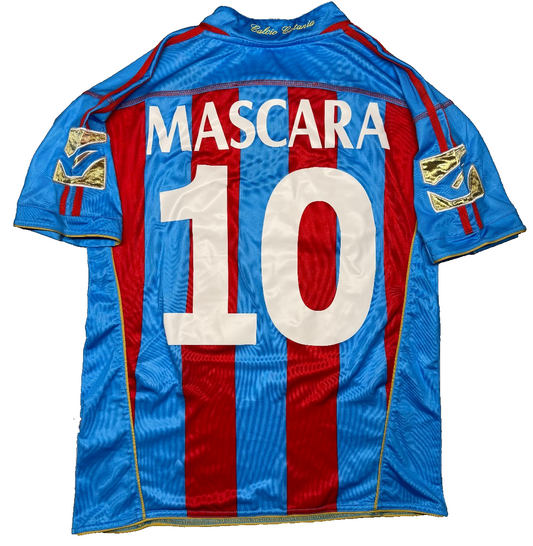 maglia calcio vintage CATANIA MASCARA Legea 2007 2008 Serie A Home S