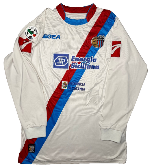 maglia calcio vintage CATANIA MASCARA Legea 2009 2010 Serie A away L