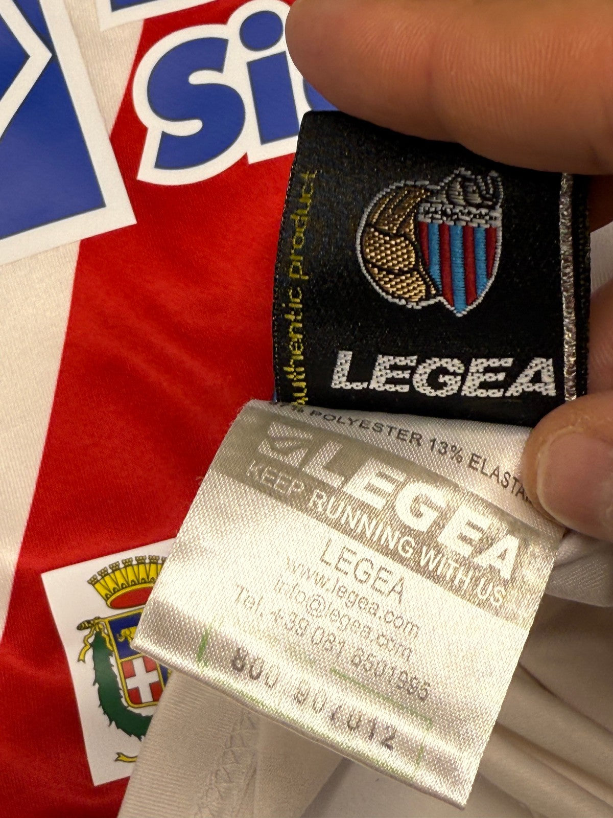 maglia calcio vintage CATANIA MASCARA Legea 2009 2010 Serie A away L