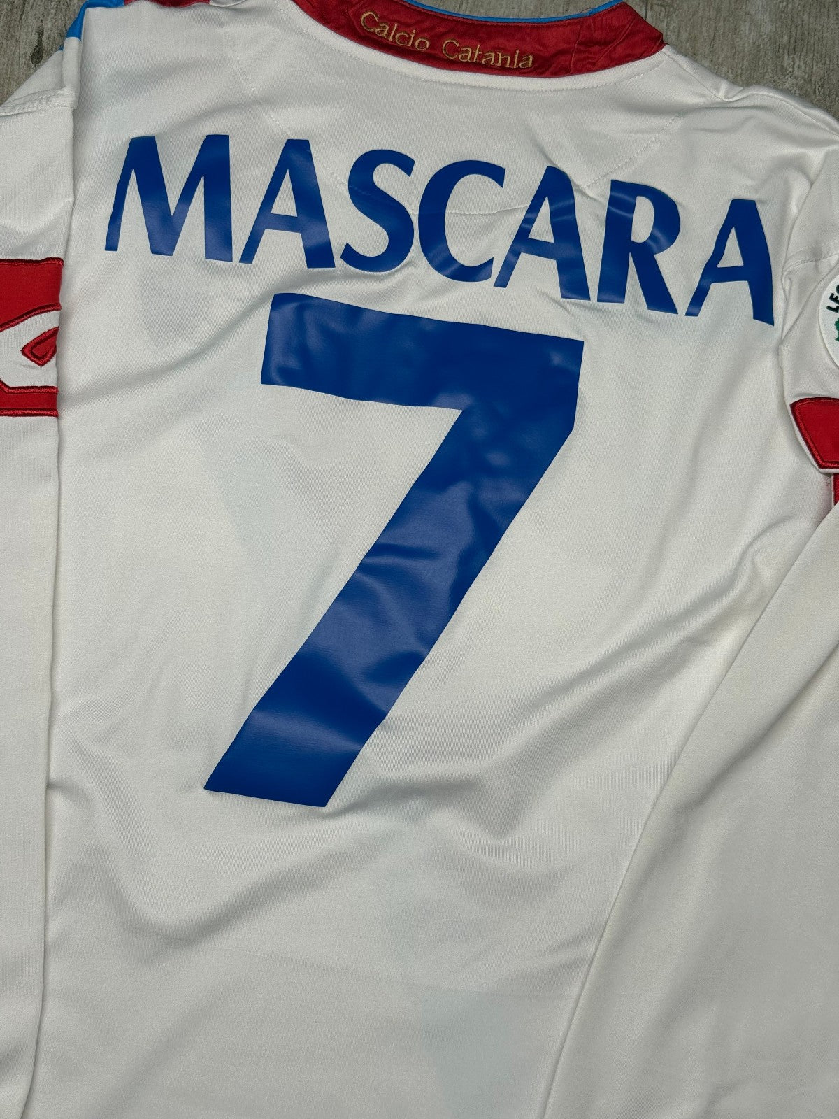 maglia calcio vintage CATANIA MASCARA Legea 2009 2010 Serie A away L