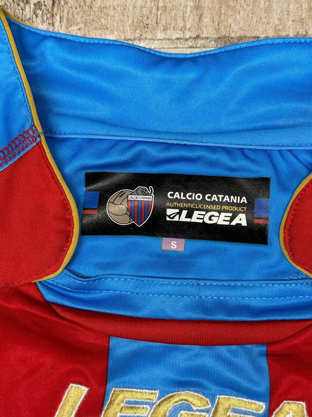 maglia calcio vintage CATANIA MASCARA Legea 2007 2008 Serie A Home S