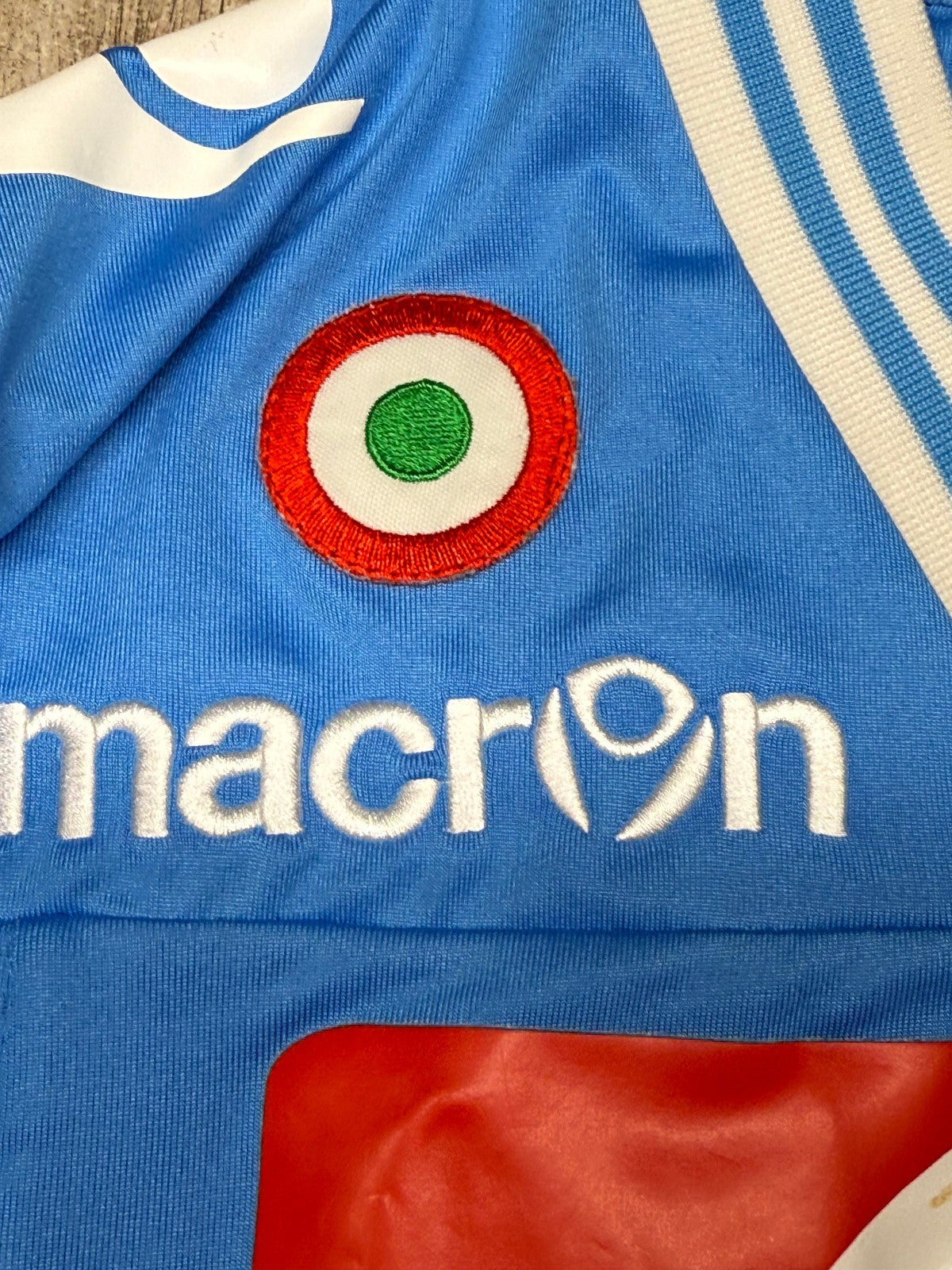 maglia calcio vintage Napoli Cavani home 2012 2013 shirt Jersey Macron L Lete