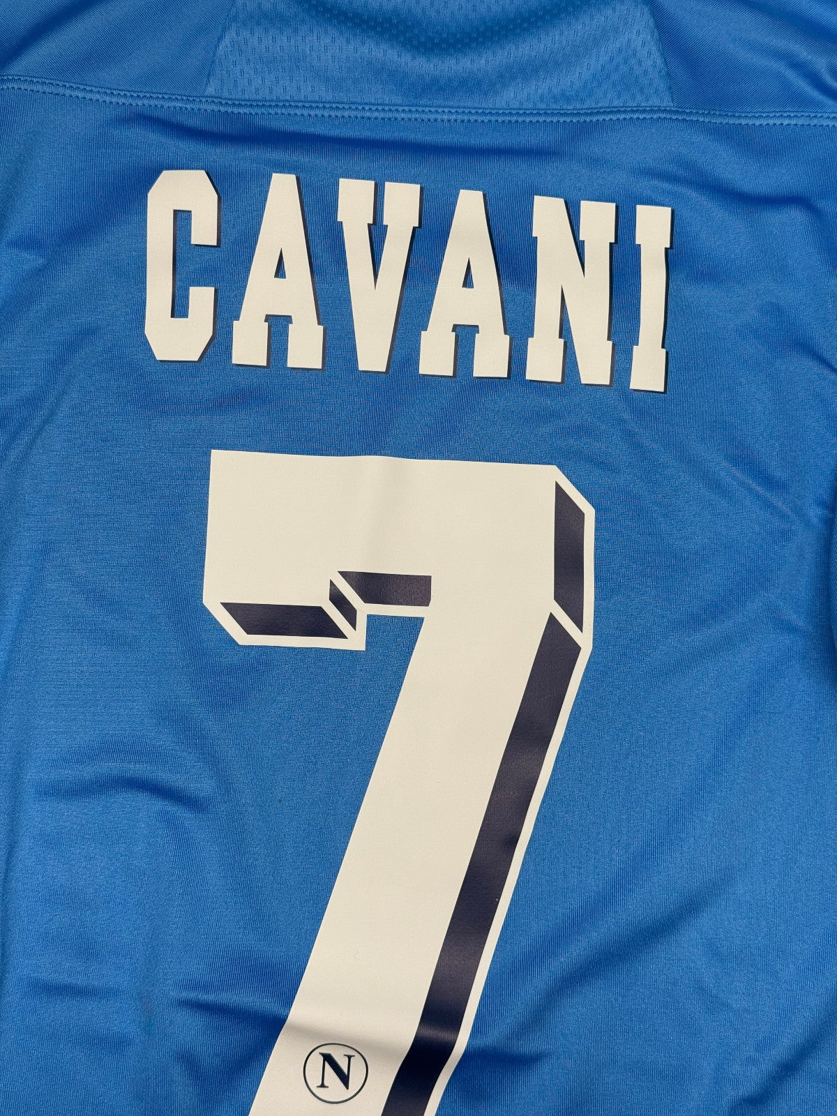 maglia calcio vintage Napoli Cavani home 2012 2013 shirt Jersey Macron L Lete