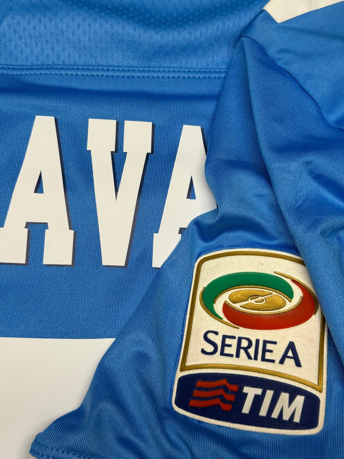 maglia calcio vintage Napoli Cavani home 2012 2013 shirt Jersey Macron L Lete