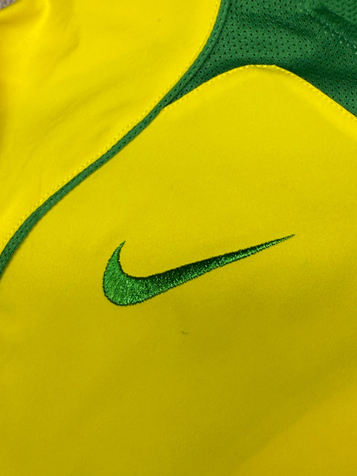 maglia calcio vintage Brasile RONALDINHO Brazil Nike 2004 World Cup Qualifiers