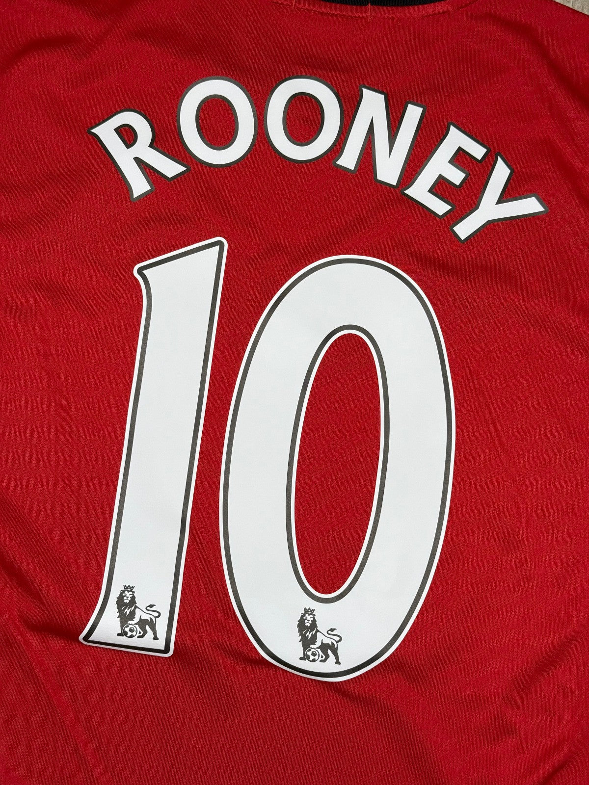 maglia calcio vintage Manchester United Rooney 2009 2010 home Nike AIG M