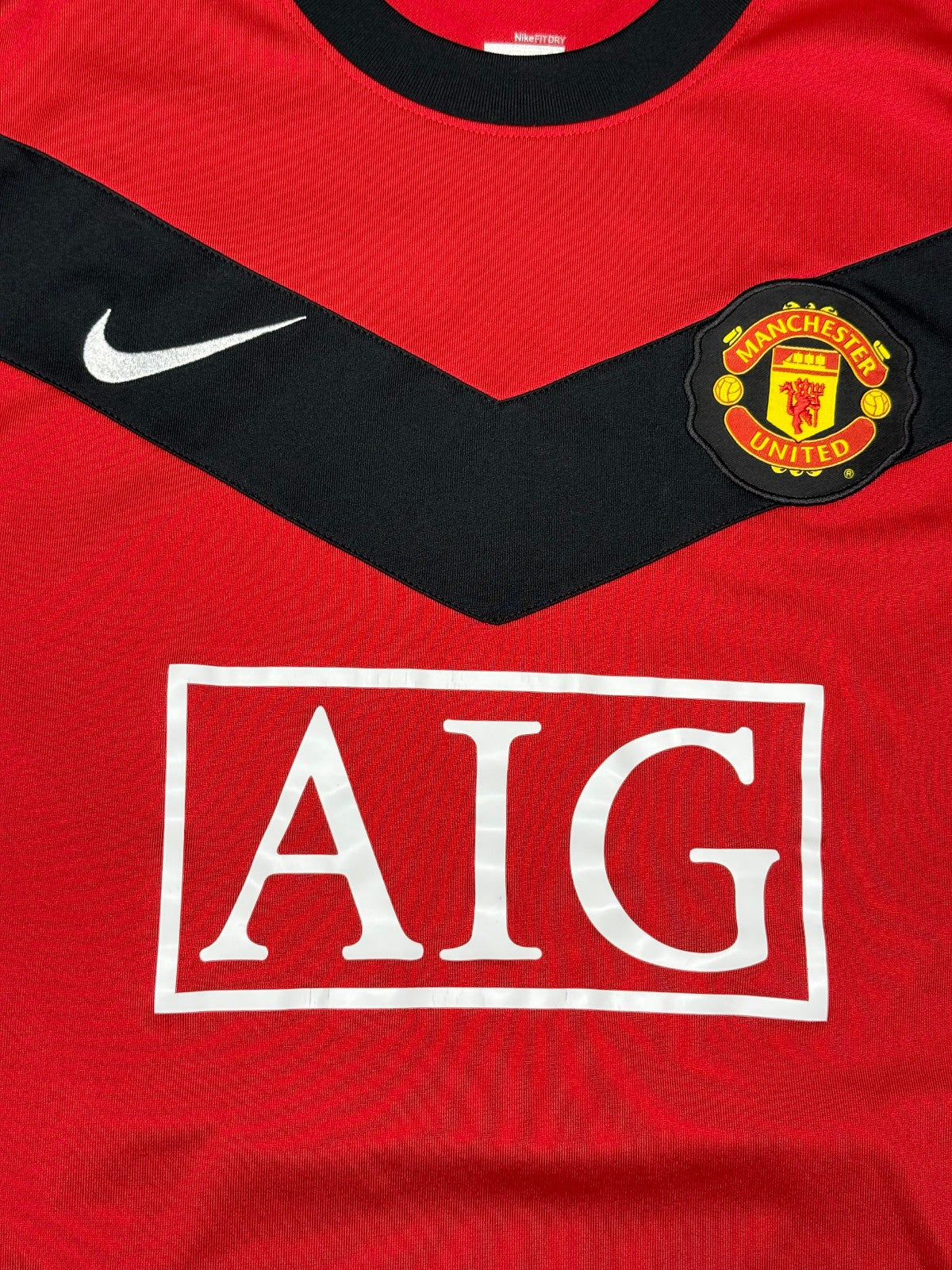 maglia calcio vintage Manchester United Rooney 2009 2010 home Nike AIG M