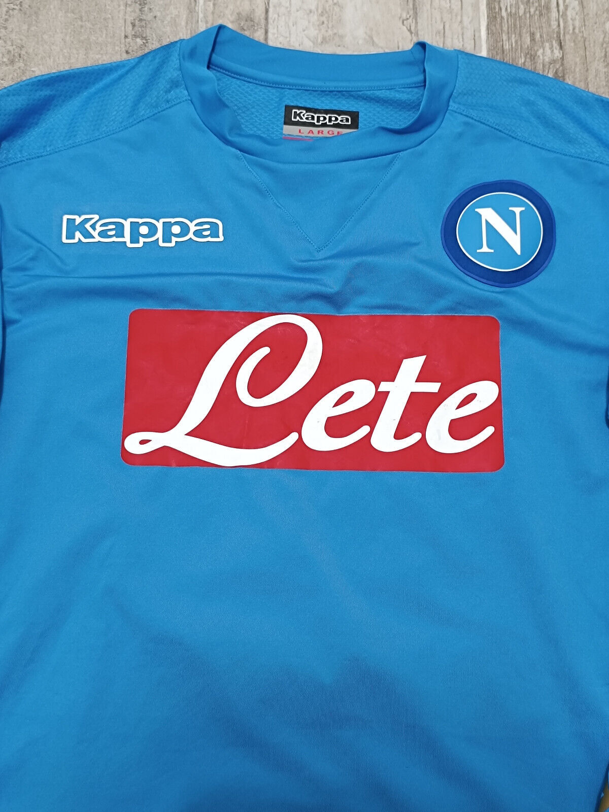 Maglia Calcio Worn Napoli Jersey 2016-17 HAMSIK Lete CHAMPION LEAGUE Player