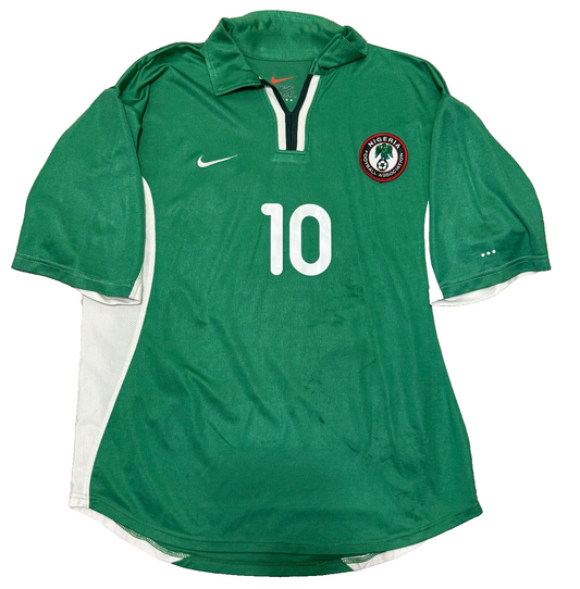 maglia calcio vintage Nigeria Abuja OKOCHA Nike 2000 world cup African CUP