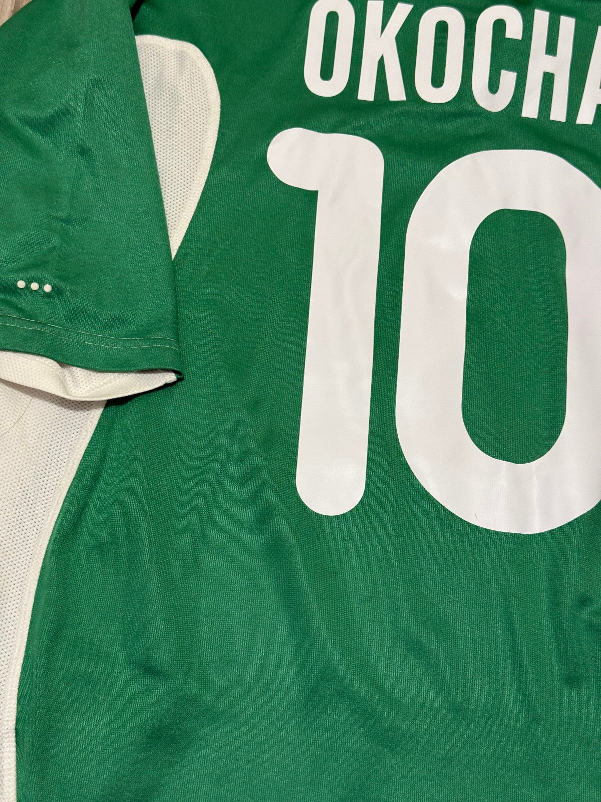 maglia calcio vintage Nigeria Abuja OKOCHA Nike 2000 world cup African CUP