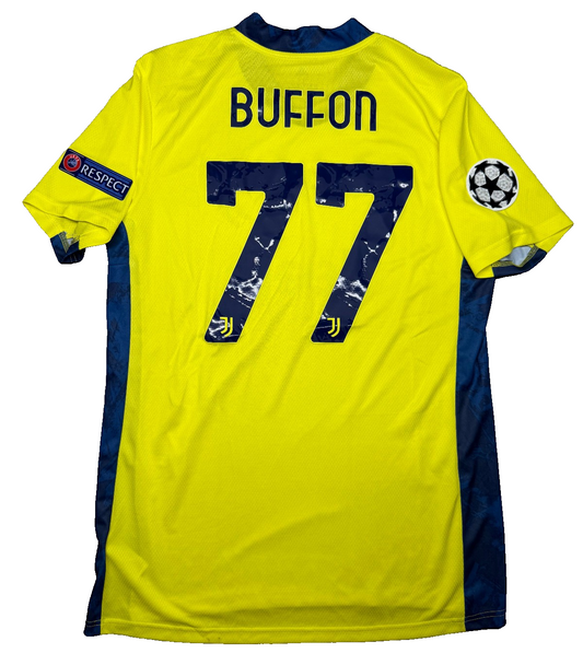 maglia match worn Juventus BUFFON #77 2020 2021 Jeep adidas champions league