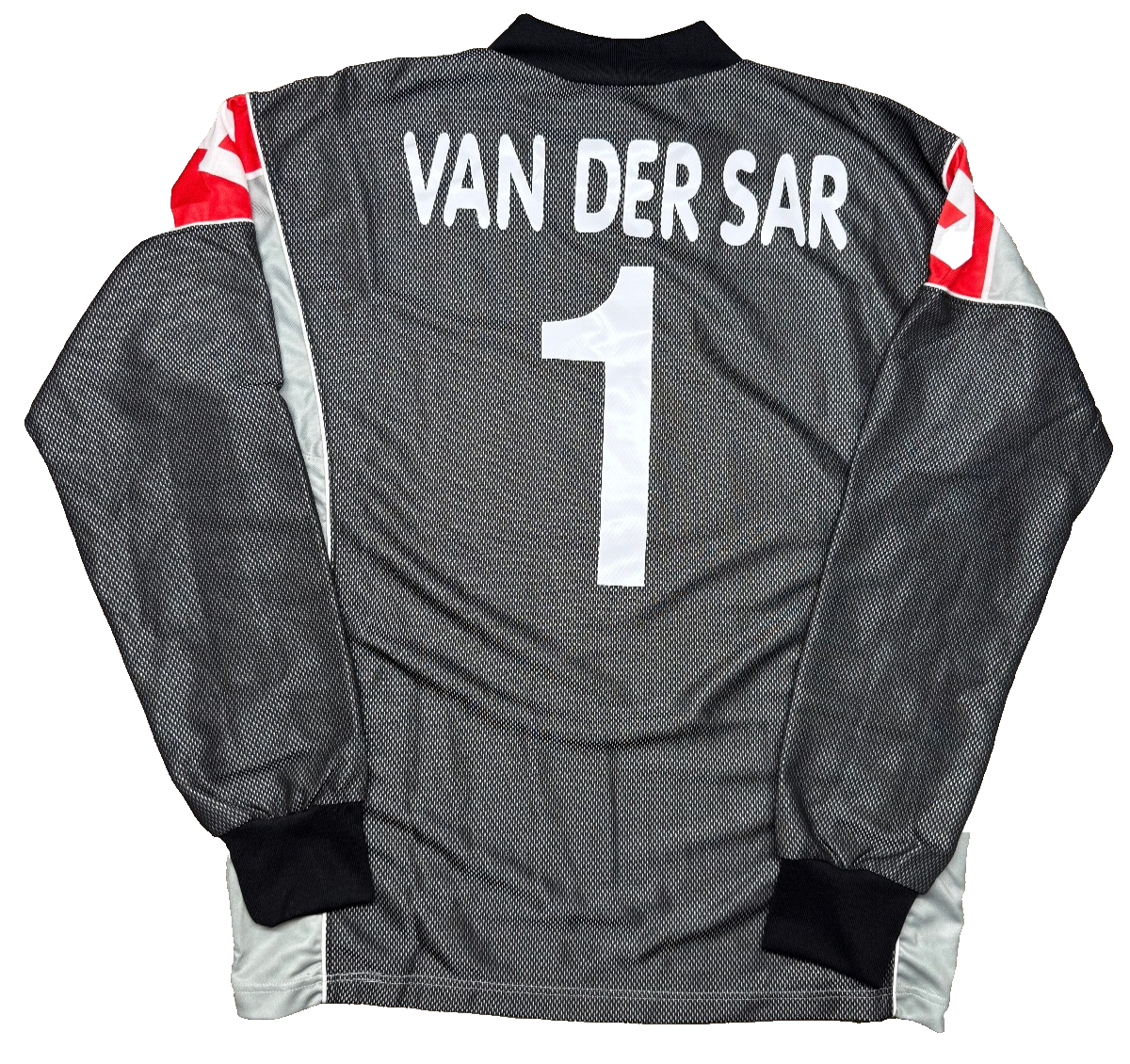 maglia calcio Juventus vintage Lotto shirt 2000 2001 VAN DER SAR TELE+ M