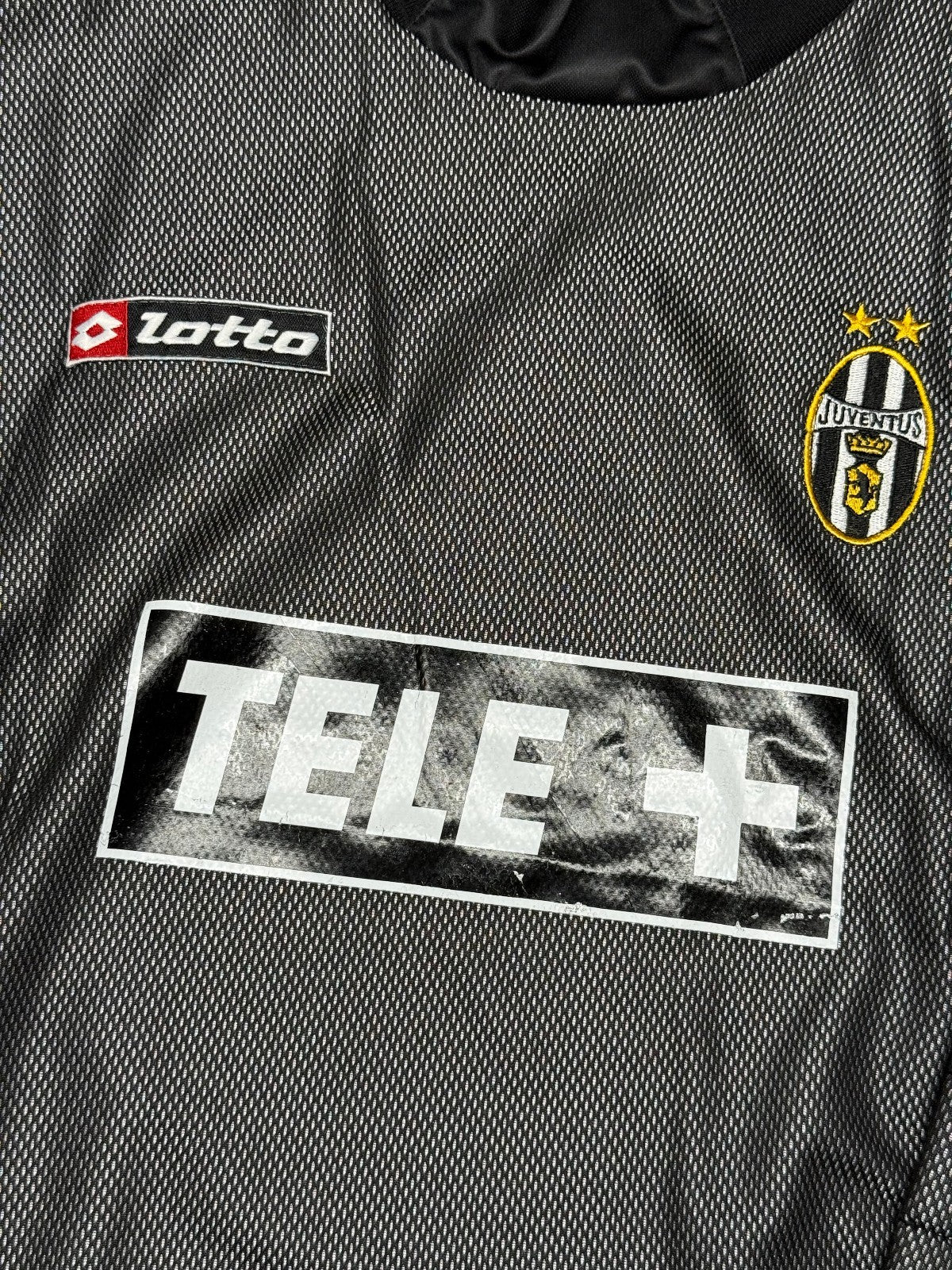 maglia calcio Juventus vintage Lotto shirt 2000 2001 VAN DER SAR TELE+ M
