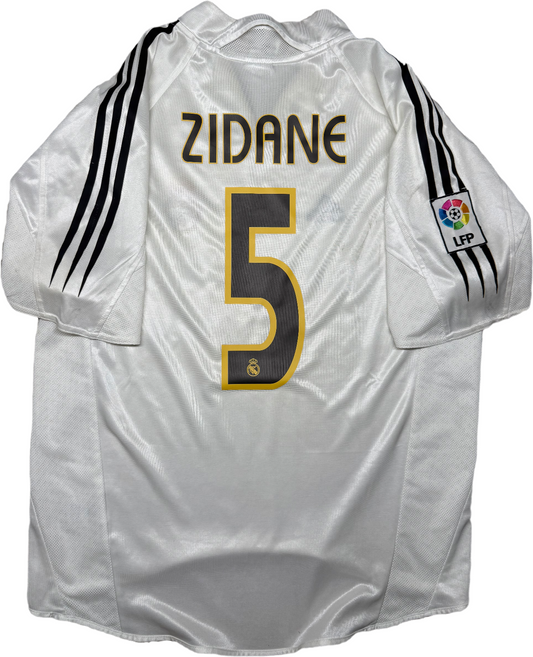 maglia calcio vintage ZIDANE Real Madrid ADIDAS Siemens Mobile 2004 2005 LFP