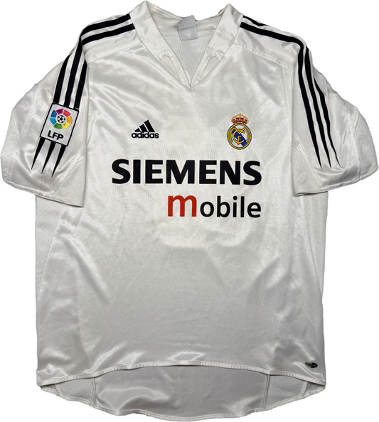 maglia calcio vintage ZIDANE Real Madrid ADIDAS Siemens Mobile 2004 2005 LFP