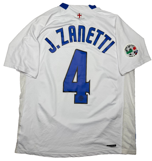 Maglia calcio vintage Inter Javier Zanetti Pirelli Nike 2006 2007 Serie A jersey