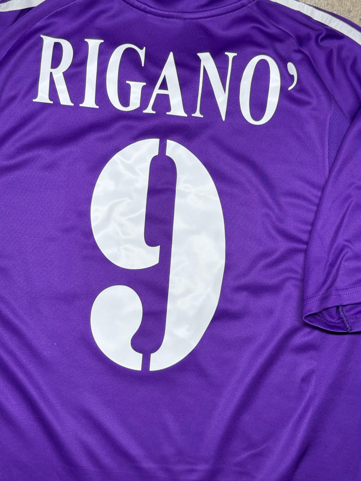 maglia calcio vintage  Fiorentina RIGANO Adidas Fondiaria SAI 2003 2004 Serie B