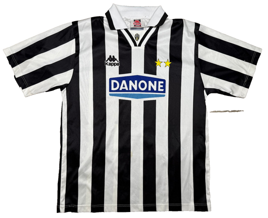 maglia calcio juventus vintage VIALLI Kappa 1994 1995 L home Danone FAN VERSION
