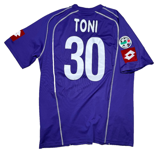 maglia calcio Fiorentina TONI vintage Lotto TOYOTA 2005 2006 XXL Serie A jersey