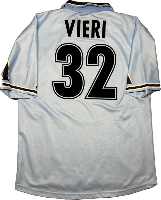 maglia calcio vintage SS Lazio Puma CIRIO 1998 1999 VIERI XXL FAN VERSION