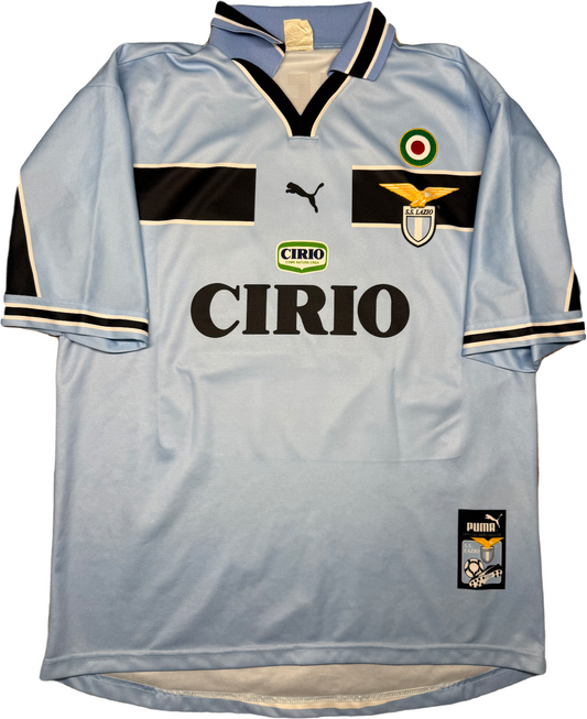 maglia calcio vintage SS Lazio Puma CIRIO 1998 1999 VIERI XXL FAN VERSION