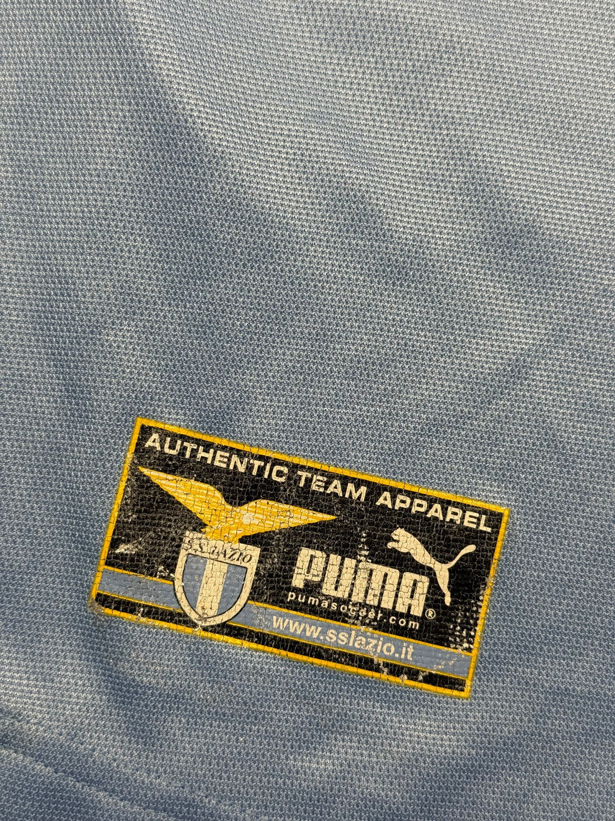 maglia calcio vintage SS Lazio Puma Siemens 2001 2002 NESTA L