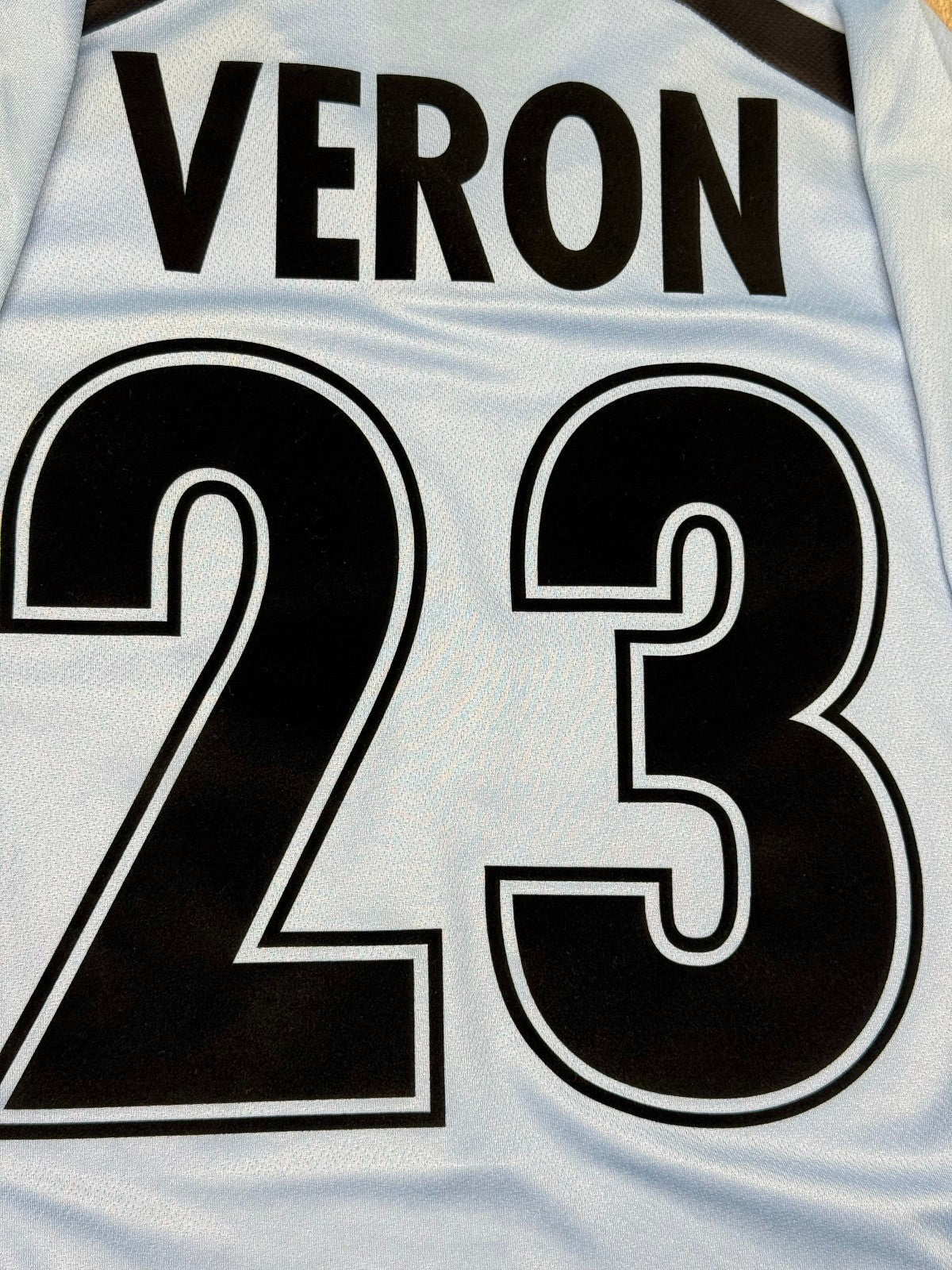 maglia calcio vintage SS Lazio 100 years Puma Siemens 2000 2001 VERON XL