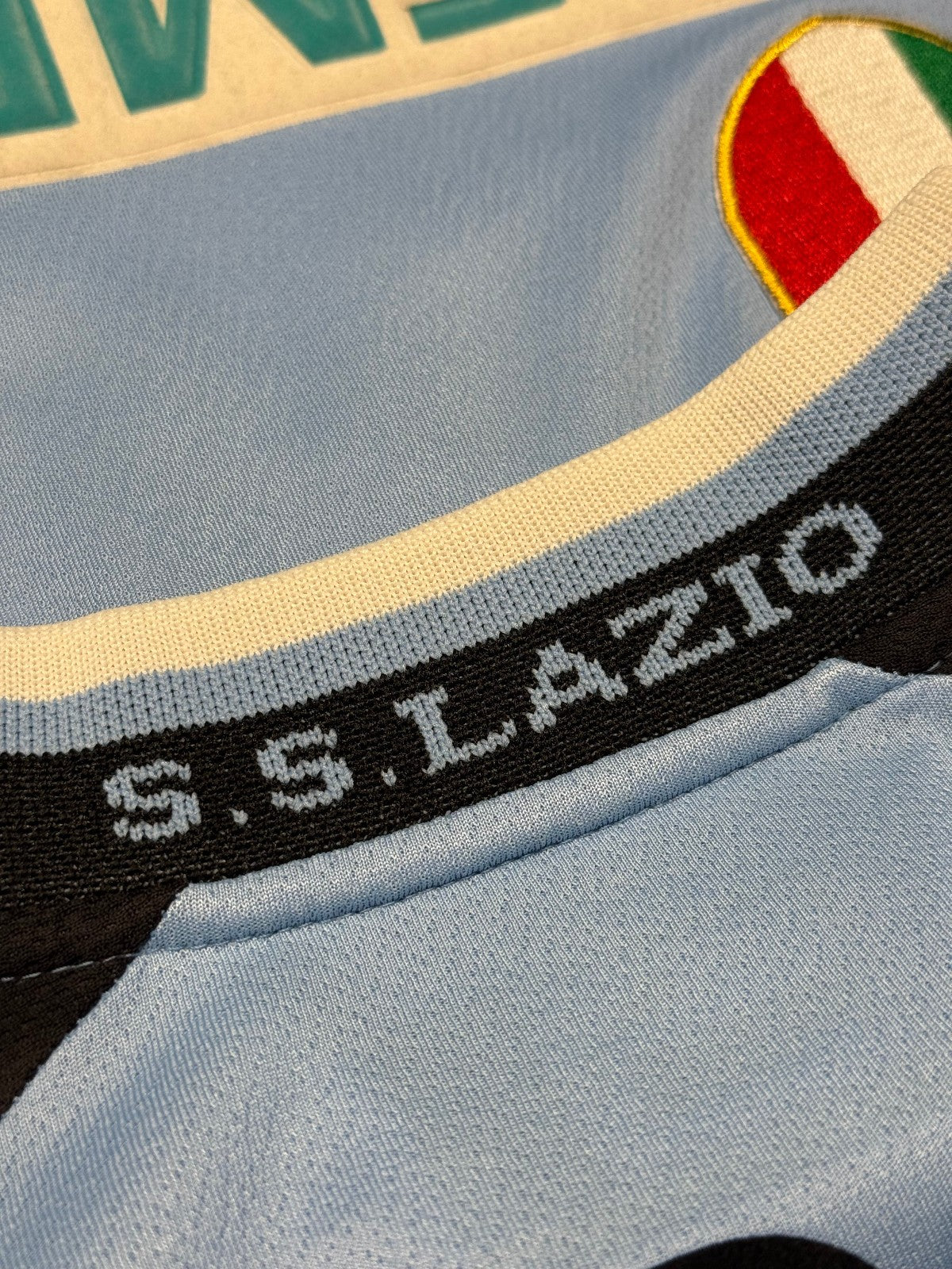 maglia calcio vintage SS Lazio 100 years Puma Siemens 2000 2001 VERON XL