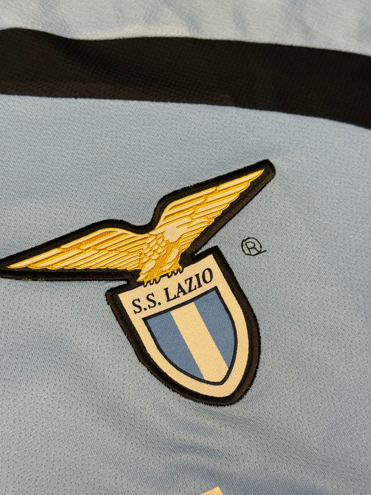 maglia calcio vintage SS Lazio 100 years Puma Siemens 2000 2001 VERON XL