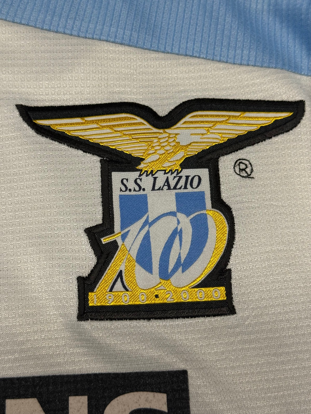 maglia calcio vintage SS Lazio 100 years Puma Siemens 2000 2001 VERON XL