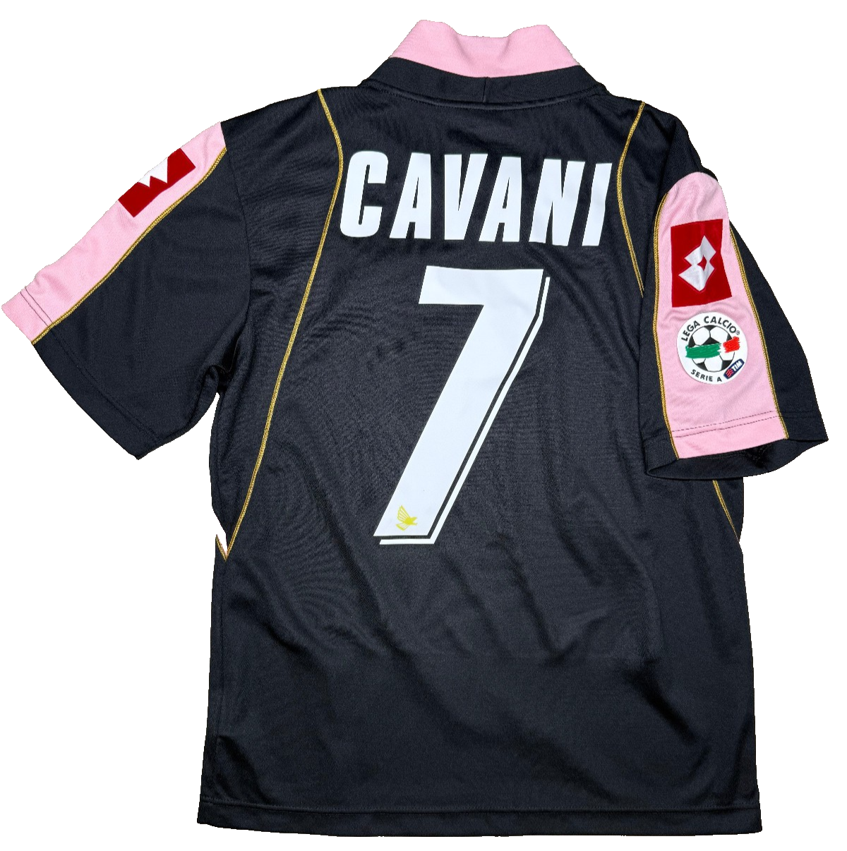 maglia calcio vintage Palermo CAVANI 2008 2009 Lotto Betshop S away