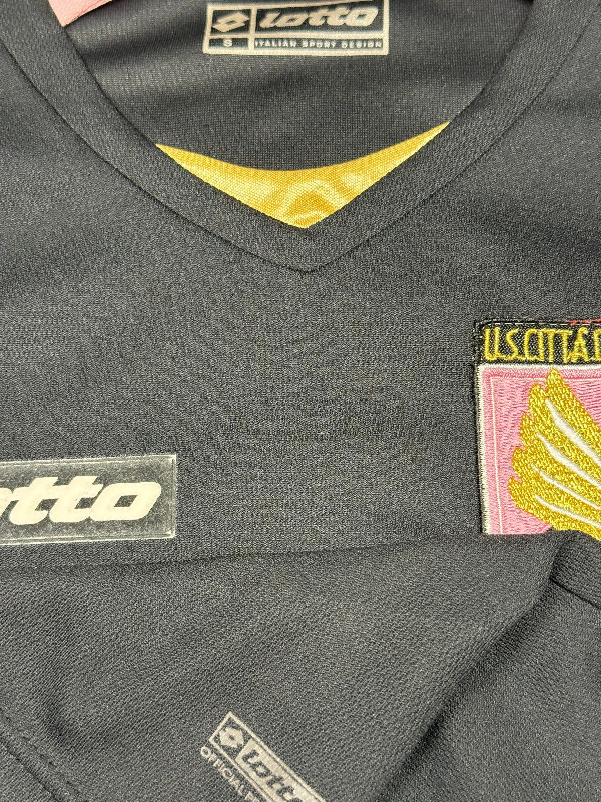 maglia calcio vintage Palermo CAVANI 2008 2009 Lotto Betshop S away