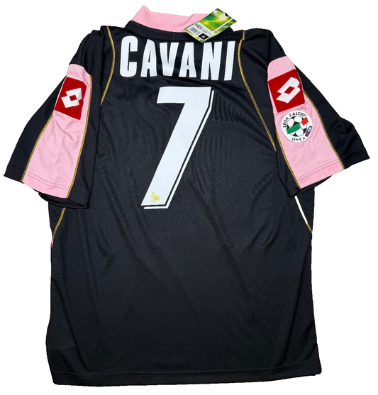 maglia calcio vintage Palermo CAVANI 2008 2009 Lotto Betshop XL home