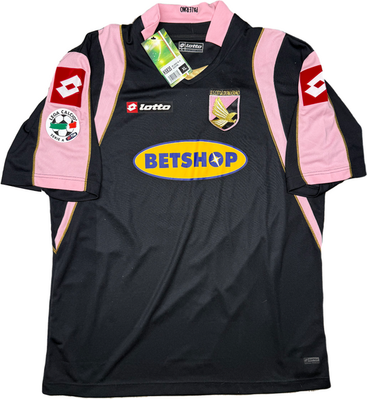 maglia calcio vintage Palermo CAVANI 2008 2009 Lotto Betshop XL home