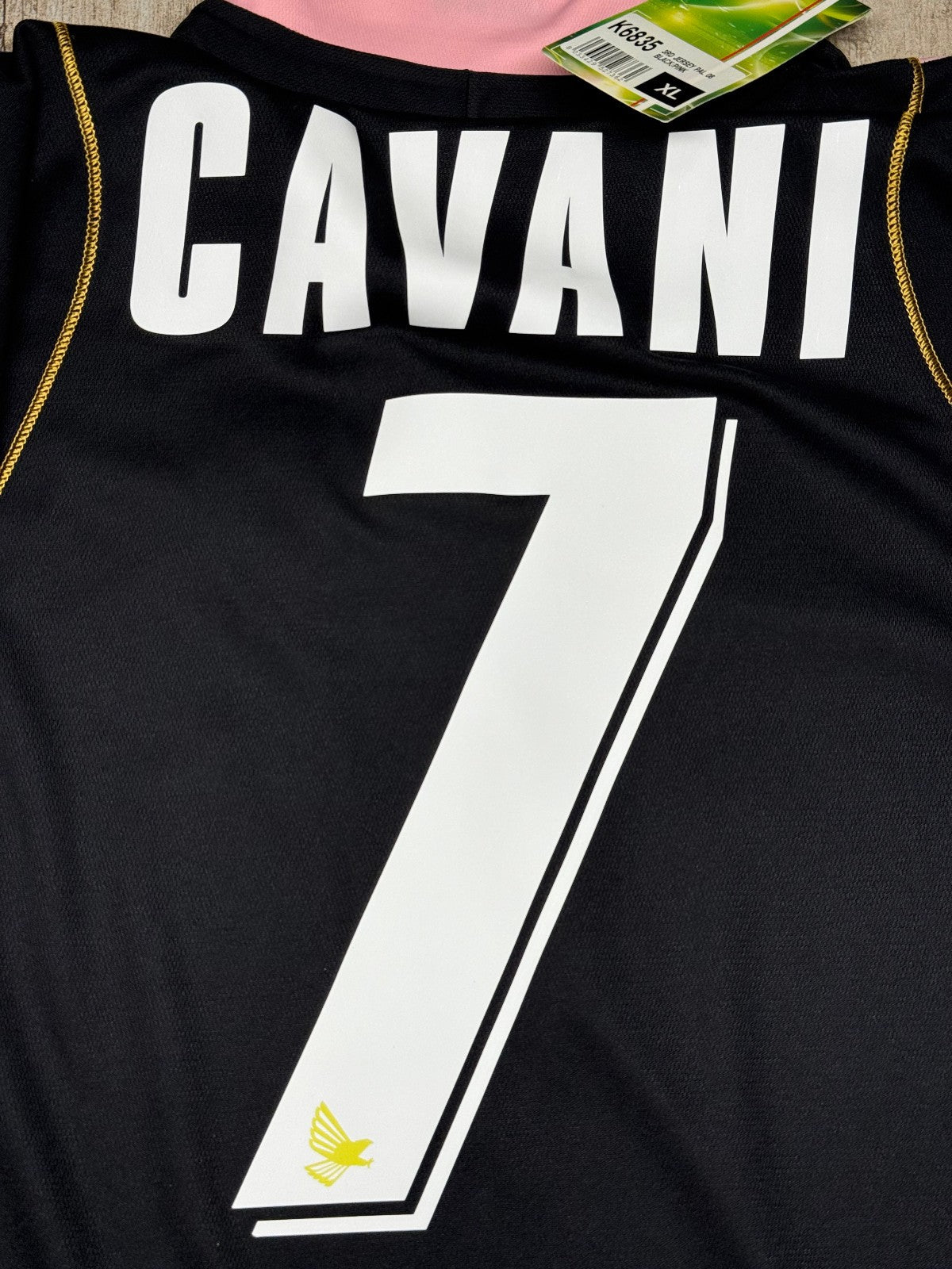 maglia calcio vintage Palermo CAVANI 2008 2009 Lotto Betshop XL home