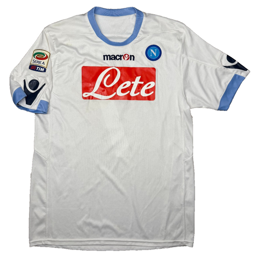 maglia calcio vintage Napoli CAVANI home 2010 2011 shirt Jersey Macron L Lete