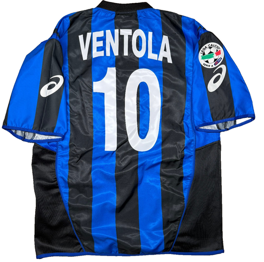 maglia calcio vintage Atalanta VENTOLA 2005 2006 Sit-in sport L Asics SERIE A