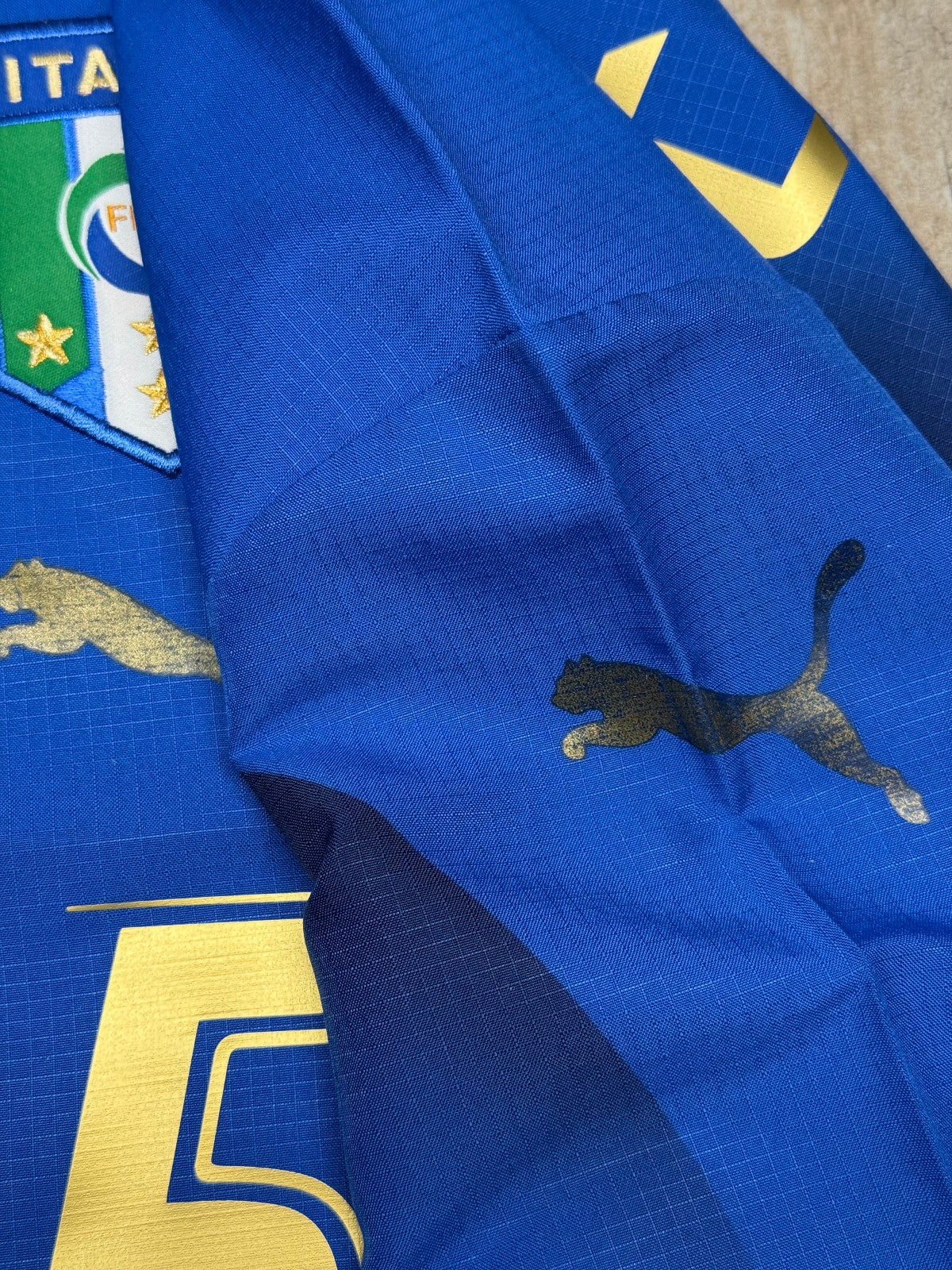 maglia italia mondiali 2007 Cannavaro 4 stars Puma XL World Cup 2007 NO THAI