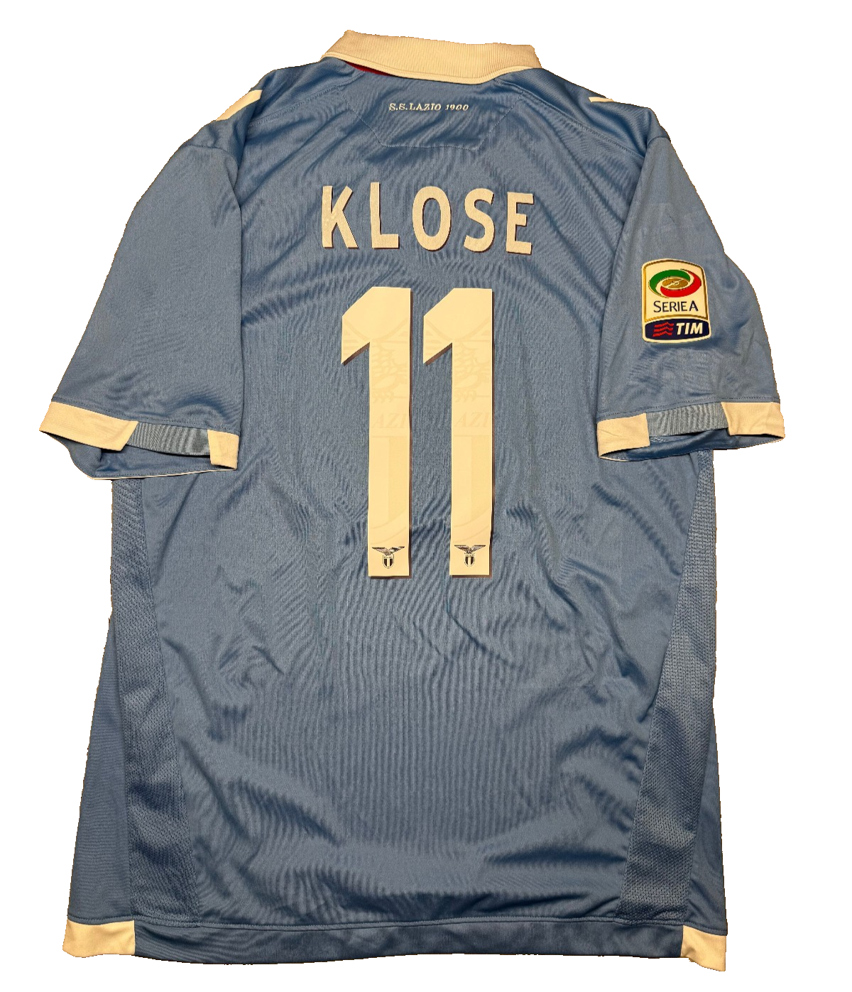 maglia calcio vintage lazio macron calcio KLOSE shirt maillot camiseta 2014 2015